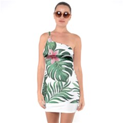 Hawaii T- Shirt Hawaii Coral Flower Fashion T- Shirt One Soulder Bodycon Dress by maxcute