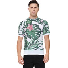 Hawaii T- Shirt Hawaii Coral Flower Fashion T- Shirt Men s Short Sleeve Rash Guard by maxcute