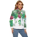 Hawaii T- Shirt Hawaii Creative Pattern T- Shirt Women s Puffer Bubble Jacket Coat View3