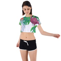 Hawaii T- Shirt Hawaii Creative Pattern T- Shirt Tie Back Short Sleeve Crop Tee by maxcute