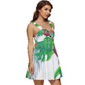 Hawaii T- Shirt Hawaii Creative Pattern T- Shirt Ruffle Strap Babydoll Chiffon Dress View3