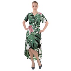 Hawaii T- Shirt Hawaii Creative T- Shirt Front Wrap High Low Dress by maxcute