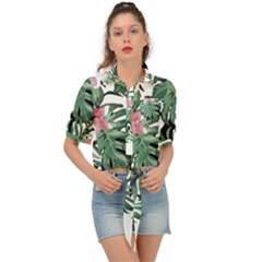 Hawaii T- Shirt Hawaii Creative T- Shirt Tie Front Shirt  by maxcute