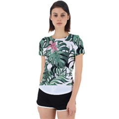 Hawaii T- Shirt Hawaii Creative T- Shirt Back Cut Out Sport Tee by maxcute