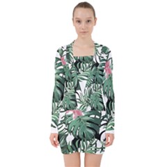 Hawaii T- Shirt Hawaii Creative T- Shirt V-neck Bodycon Long Sleeve Dress by maxcute