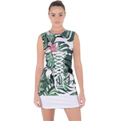 Hawaii T- Shirt Hawaii Creative T- Shirt Lace Up Front Bodycon Dress by maxcute