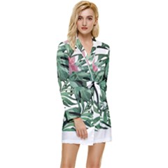 Hawaii T- Shirt Hawaii Creative T- Shirt Long Sleeve Satin Robe by maxcute