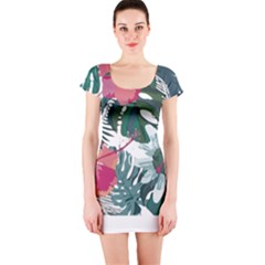 Hawaii T- Shirt Hawaii Deforestation Garden T- Shirt Short Sleeve Bodycon Dress by maxcute