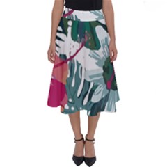 Hawaii T- Shirt Hawaii Deforestation Garden T- Shirt Perfect Length Midi Skirt by maxcute