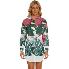 Hawaii T- Shirt Hawaii Deforestation Garden T- Shirt Womens Long Sleeve Shirt Dress