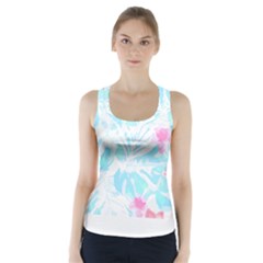 Hawaii T- Shirt Hawaii Diana Flower Pattern T- Shirt Racer Back Sports Top by maxcute