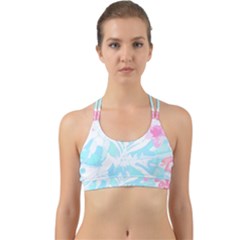 Hawaii T- Shirt Hawaii Diana Flower Pattern T- Shirt Back Web Sports Bra by maxcute