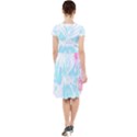 Hawaii T- Shirt Hawaii Diana Flower Pattern T- Shirt Cap Sleeve Midi Dress View2