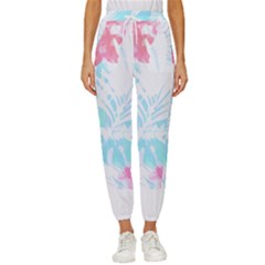 Hawaii T- Shirt Hawaii Diana Flower Pattern T- Shirt Cropped Drawstring Pants by maxcute