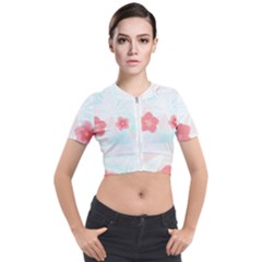 Hawaii T- Shirt Hawaii Efflorescence Pattern T- Shirt Short Sleeve Cropped Jacket by maxcute