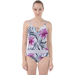 Hawaii T- Shirt Hawaii Elegant Creative T- Shirt Cut Out Top Tankini Set