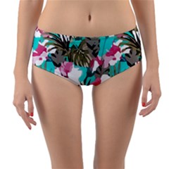 Hawaii T- Shirt Hawaii Enforce Fashion T- Shirt Reversible Mid-waist Bikini Bottoms by maxcute