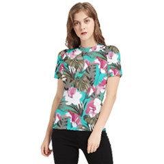 Hawaii T- Shirt Hawaii Enforce Fashion T- Shirt Women s Short Sleeve Rash Guard by maxcute