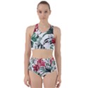 Hawaii T- Shirt Hawaii Flaw Pattern T- Shirt Racer Back Bikini Set View1