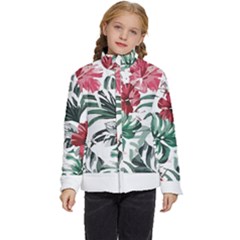 Hawaii T- Shirt Hawaii Flaw Pattern T- Shirt Kids  Puffer Bubble Jacket Coat by maxcute