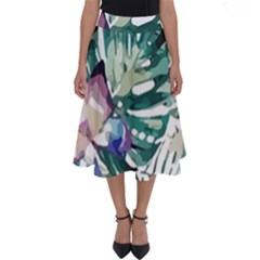 Hawaii T- Shirt Hawaii Flora T- Shirt Perfect Length Midi Skirt by maxcute