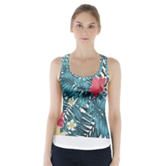 Hawaii T- Shirt Hawaii Floral Fashion T- Shirt Racer Back Sports Top by maxcute