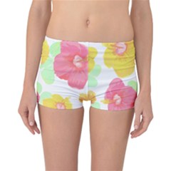 Hawaii T- Shirt Hawaii Floral Summer T- Shirt Reversible Boyleg Bikini Bottoms by maxcute