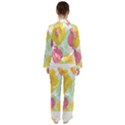 Hawaii T- Shirt Hawaii Floral Summer T- Shirt Women s Long Sleeve Satin Pajamas Set	 View2