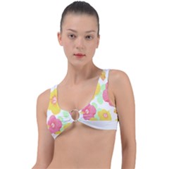 Hawaii T- Shirt Hawaii Floral Summer T- Shirt Ring Detail Bikini Top by maxcute