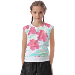 Hawaii T- Shirt Hawaii Floral Trend T- Shirt Kids  Raglan Cap Sleeve Tee by maxcute