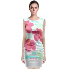 Hawaii T- Shirt Hawaii Floral Trend T- Shirt Sleeveless Velvet Midi Dress by maxcute