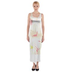 Hawaii T- Shirt Hawaii Florence Garden T- Shirt Fitted Maxi Dress by maxcute