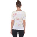 Hawaii T- Shirt Hawaii Florence Garden T- Shirt Shoulder Cut Out Short Sleeve Top View2