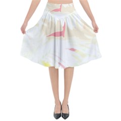 Hawaii T- Shirt Hawaii Florence Garden T- Shirt Flared Midi Skirt by maxcute