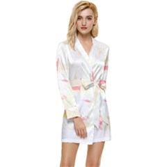 Hawaii T- Shirt Hawaii Florence Garden T- Shirt Long Sleeve Satin Robe by maxcute