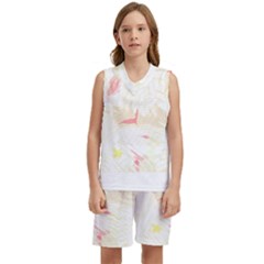 Hawaii T- Shirt Hawaii Florence Garden T- Shirt Kids  Basketball Mesh Set