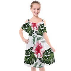 Hawaii T- Shirt Hawaii Florida Creative T- Shirt Kids  Cut Out Shoulders Chiffon Dress by maxcute