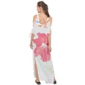 Hawaii T- Shirt Hawaii Florist Modern T- Shirt Maxi Chiffon Cover Up Dress View2