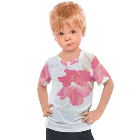 Hawaii T- Shirt Hawaii Florist Modern T- Shirt Kids  Sports Tee by maxcute