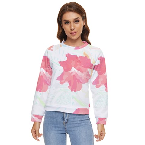 Hawaii T- Shirt Hawaii Florist Modern T- Shirt Women s Long Sleeve Raglan Tee by maxcute