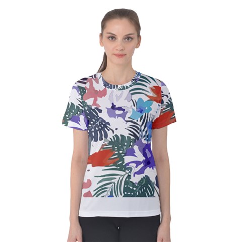 Hawaii T- Shirt Hawaii Flourish Pattern T- Shirt Women s Cotton Tee by maxcute