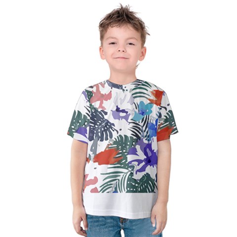 Hawaii T- Shirt Hawaii Flourish Pattern T- Shirt Kids  Cotton Tee by maxcute