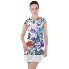 Hawaii T- Shirt Hawaii Flourish Pattern T- Shirt Drawstring Hooded Dress by maxcute