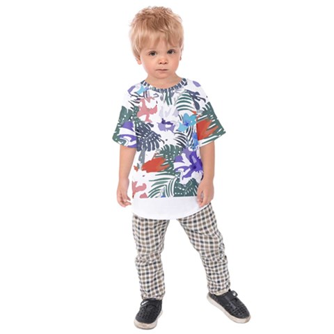 Hawaii T- Shirt Hawaii Flourish Pattern T- Shirt Kids  Raglan Tee by maxcute