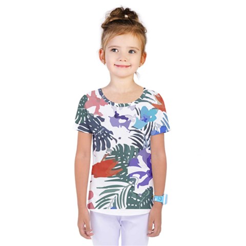 Hawaii T- Shirt Hawaii Flourish Pattern T- Shirt Kids  One Piece Tee by maxcute