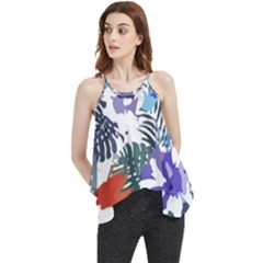 Hawaii T- Shirt Hawaii Flourish Pattern T- Shirt Flowy Camisole Tank Top by maxcute