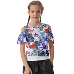 Hawaii T- Shirt Hawaii Flourish Pattern T- Shirt Kids  Butterfly Cutout Tee by maxcute