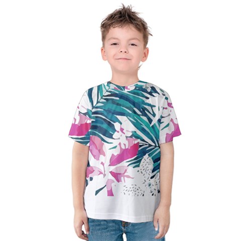 Hawaii T- Shirt Hawaii Flower Bride Garden T- Shirt Kids  Cotton Tee by maxcute