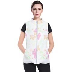 Hawaii T- Shirt Hawaii Flower Creative T- Shirt Women s Puffer Vest by maxcute