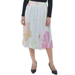 Hawaii T- Shirt Hawaii Flower Creative T- Shirt Classic Velour Midi Skirt  by maxcute